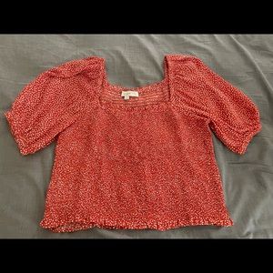 Loft Blouse with 3/4 Sleeves